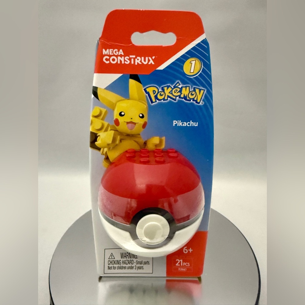 Mega Construx Pokemon Pokeball Pikachu Series 1